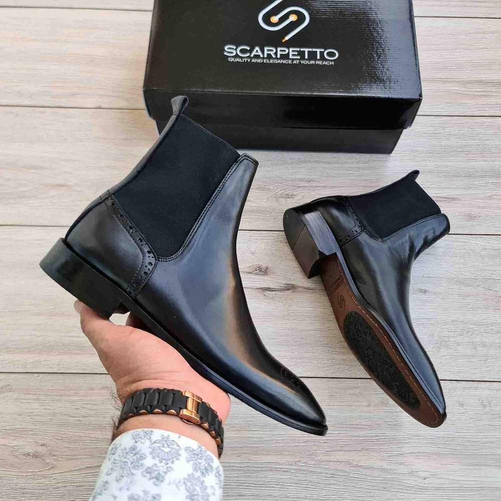 Men's Leather Chelsea Boots | Handmade